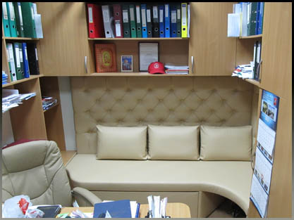 Мягкий уголок для офиса - Диван для кабинета на заказ Мягкий уголок для офиса - Диван для кабинета на заказ