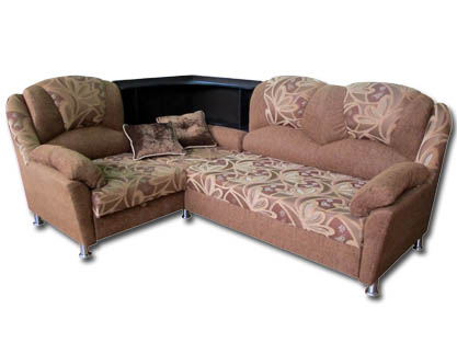 Угловой диван-кровать Легион-1 с двумя полками Угловой диван-кровать Легион-1 с двумя полками