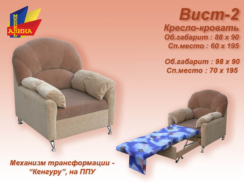 Кресло-кровать Вист-2 (60, 70)