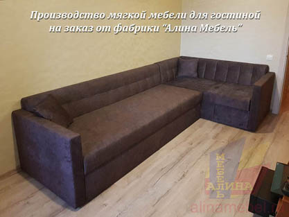 Угловой диван серии Легион по индивидуальным размерам