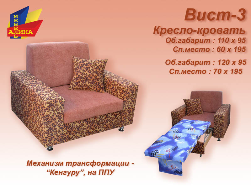 Кресло-кровать Вист-3