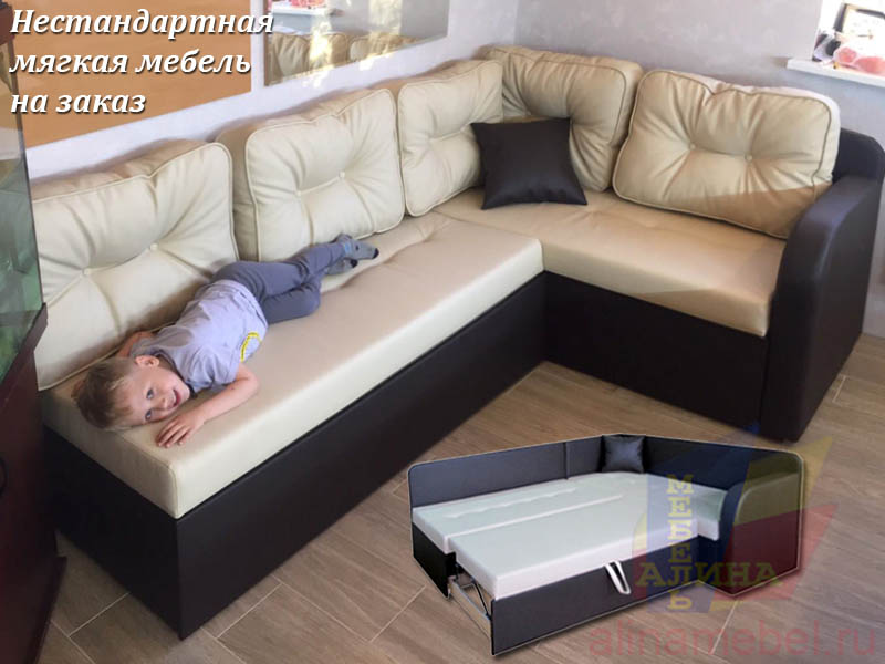 Угловой диван по размеру заказчика