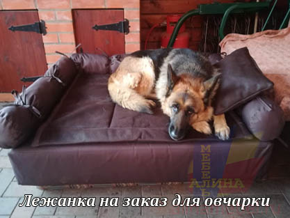 Лежанка для овчарки по размерам заказчика