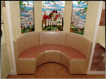 Радиусные диваны для круглых эркеров Радиусные диваны для круглых эркеров